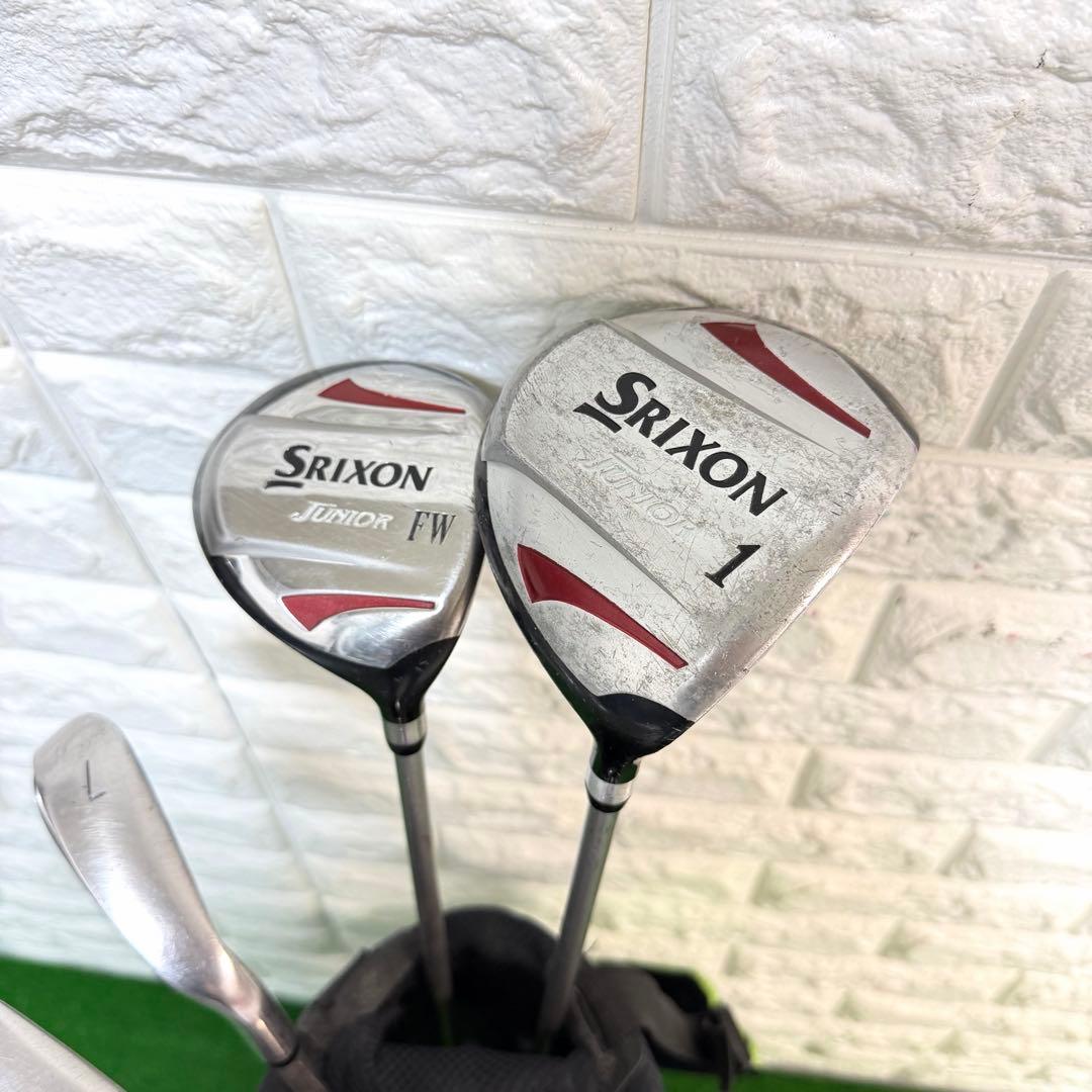 ジュニア　ゴルフセット　SRIXON 打感良好　すぐ使用　135cm-145cm