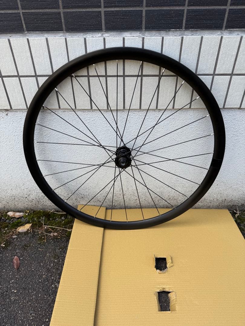 【完成車外し】ディスクブレーキホイール前後セット