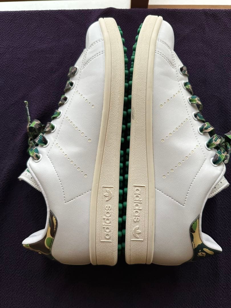 【限定コラボ】A BATHING APE® adidas ゴルフ スタンスミス