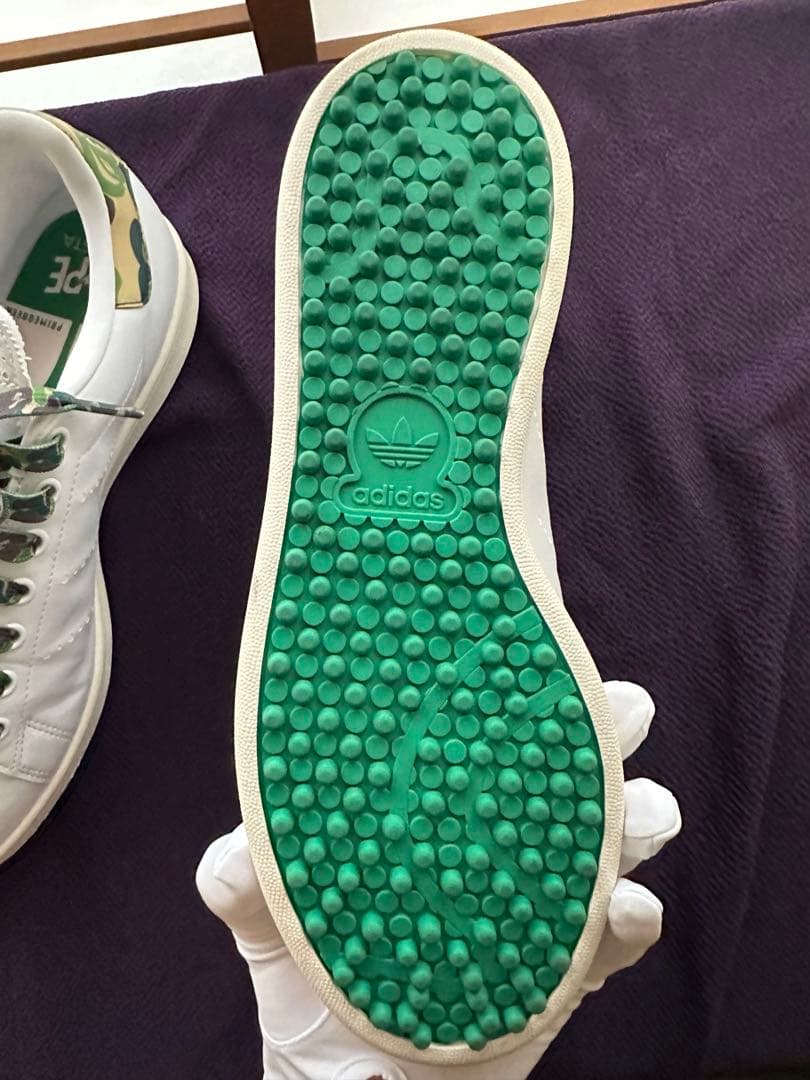 【限定コラボ】A BATHING APE® adidas ゴルフ スタンスミス
