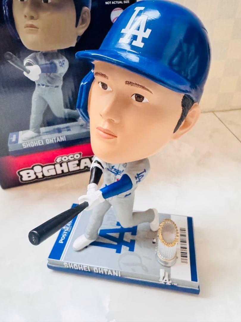 ワールドシリーズ優勝 ビッグヘッドフィギュア 大谷翔平