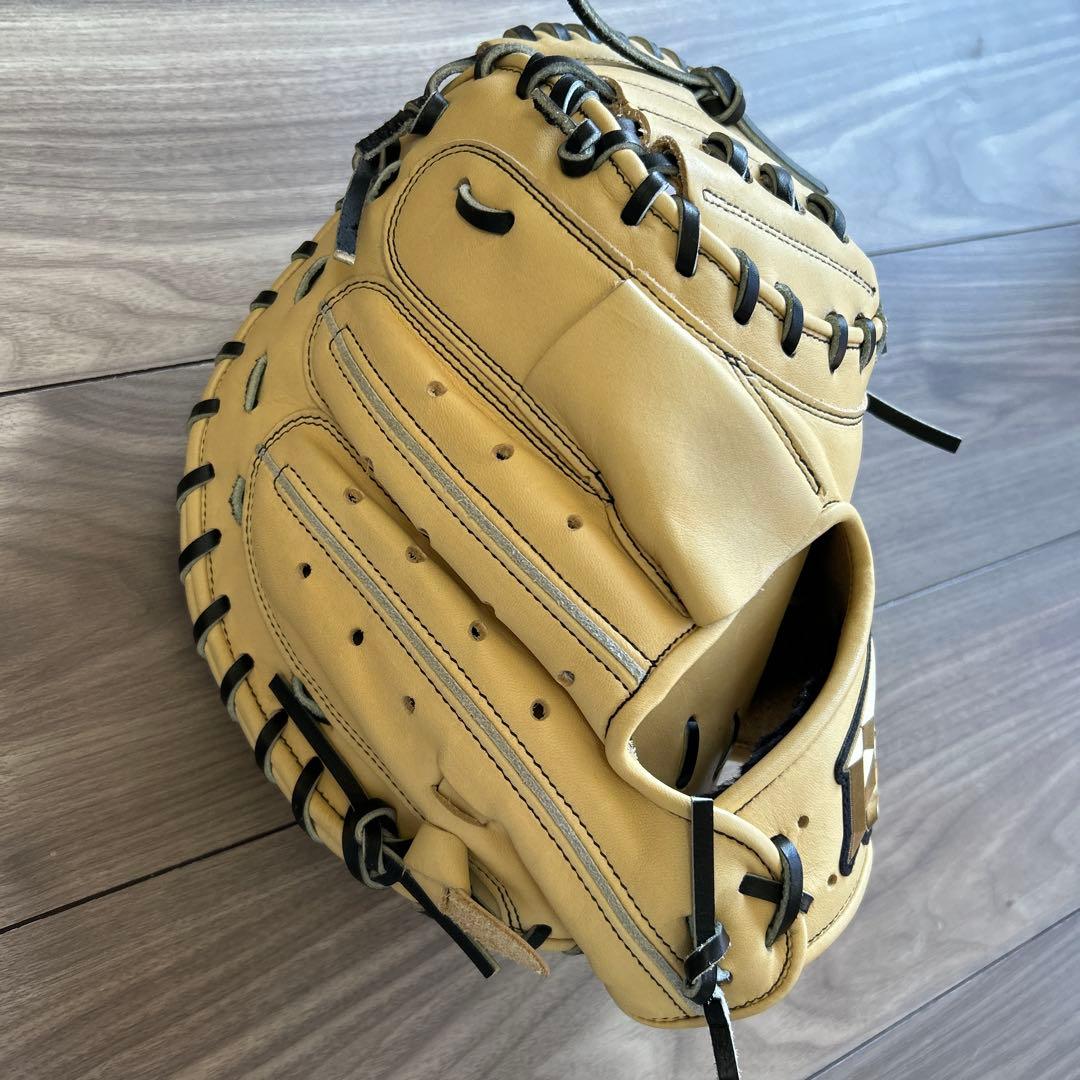 軟式　キャッチャーミット　ハイゴールド　己極