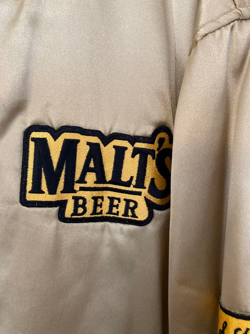 MALT'S ストライプ ボンバージャケット