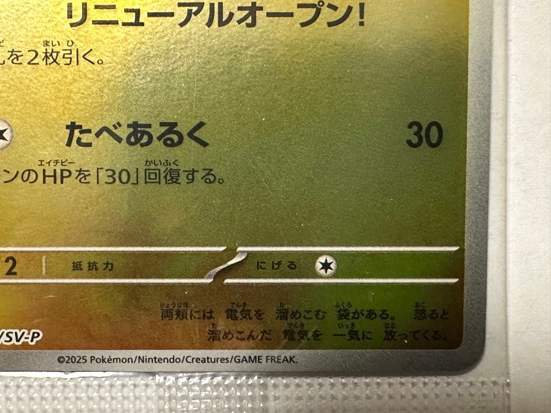 未開封　ポケモンスペシャルBOX フクオカのピカチュウ　プロモ　289/SV-P