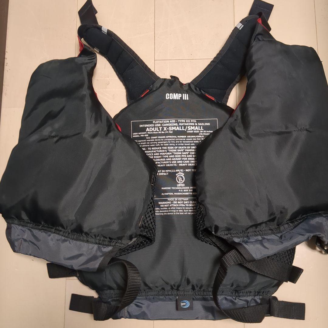 MTI COMPⅢ ツーリング　カヤック用　ライフジャケット COMP Ⅲ 美品