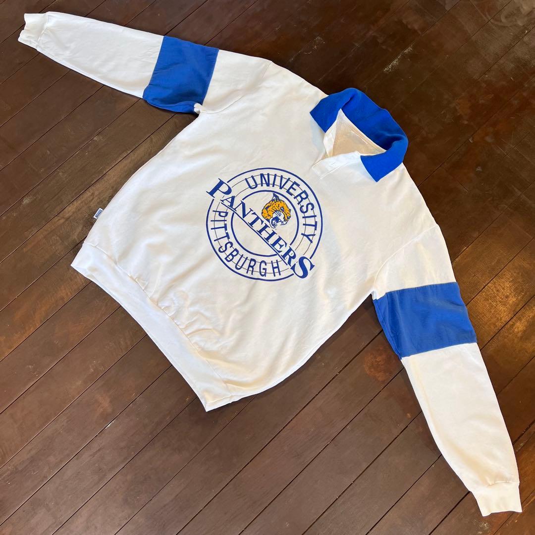 【DODGER ドジャー】PITTSBURGH PANTHERS ラガーシャツ