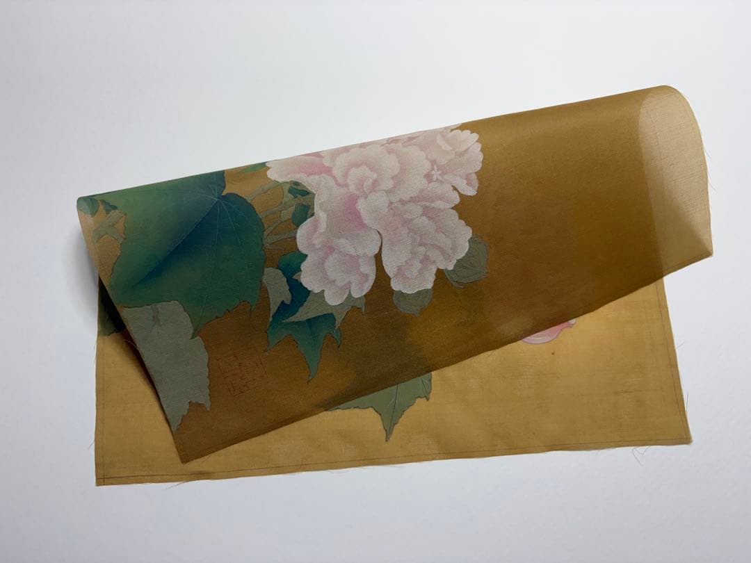 紅芙蓉図　水墨画　肉筆絵画　宋画　模写