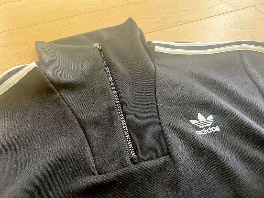 adidas★Funnelneck Track Top★ブラック★S