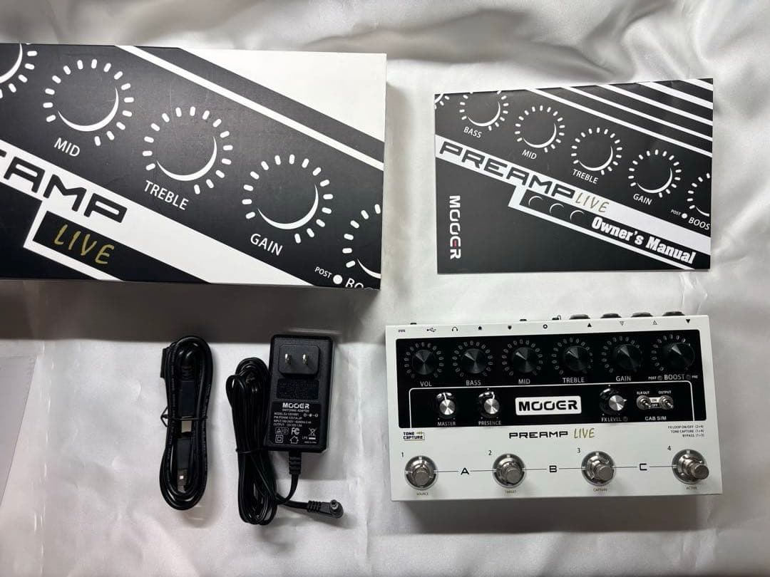 【ほぼ未使用】MOOER PREAMP LIVE ギターエフェクター