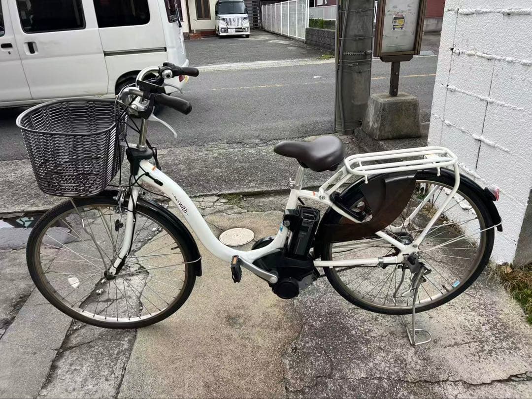 612 ヤマハ 電動アシスト自転車 PAS with 26インチ 12.3ah