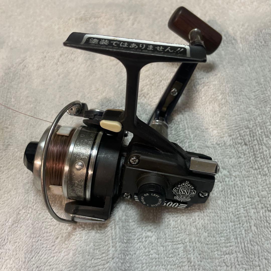 SS600 スピニングリール 木製ハンドル