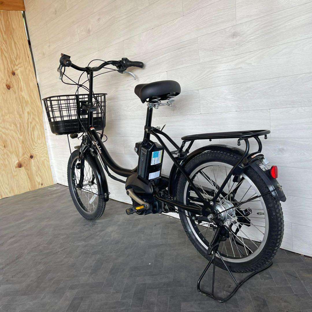 電動アシスト自転車 ブラック 前カゴ付き