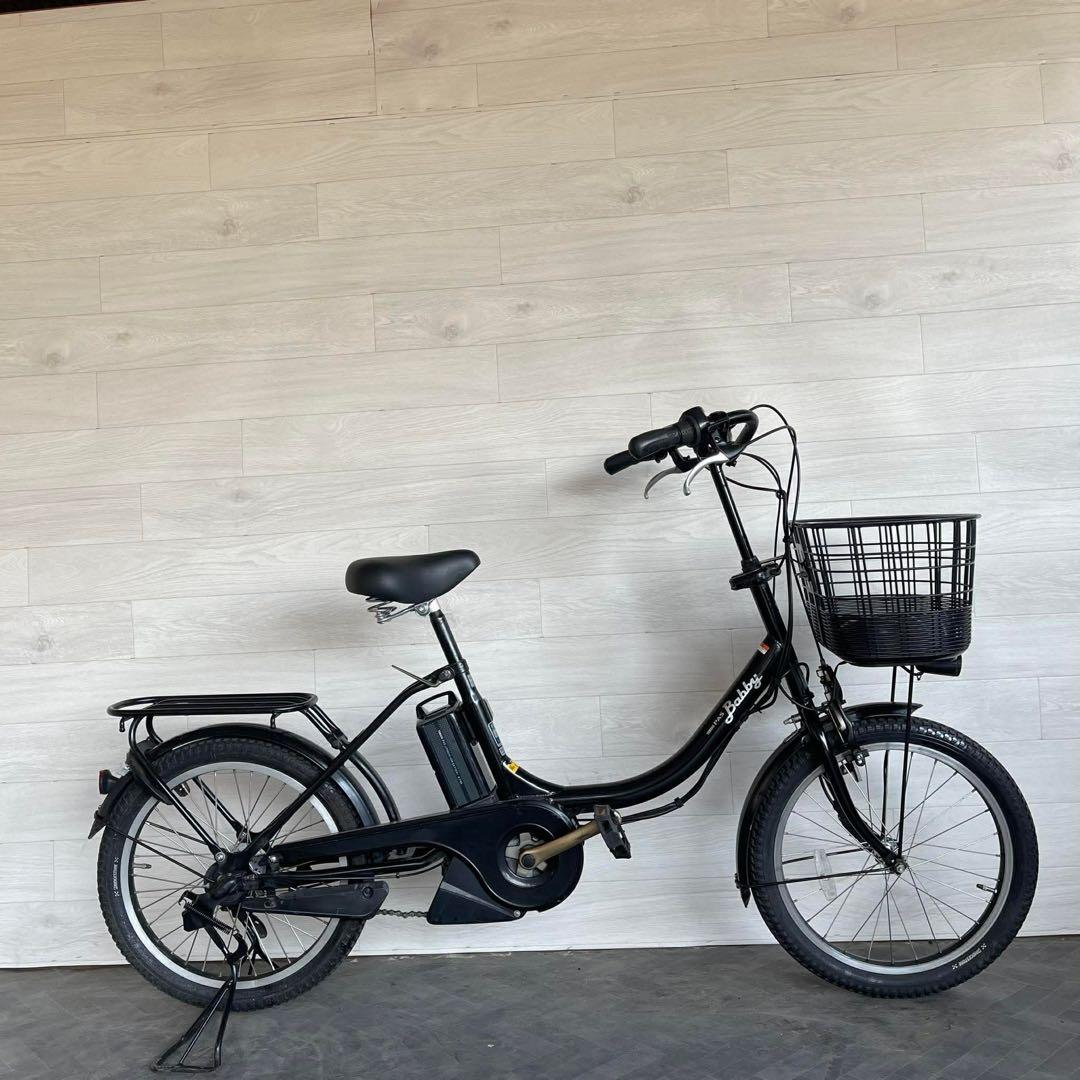 電動アシスト自転車 ブラック 前カゴ付き
