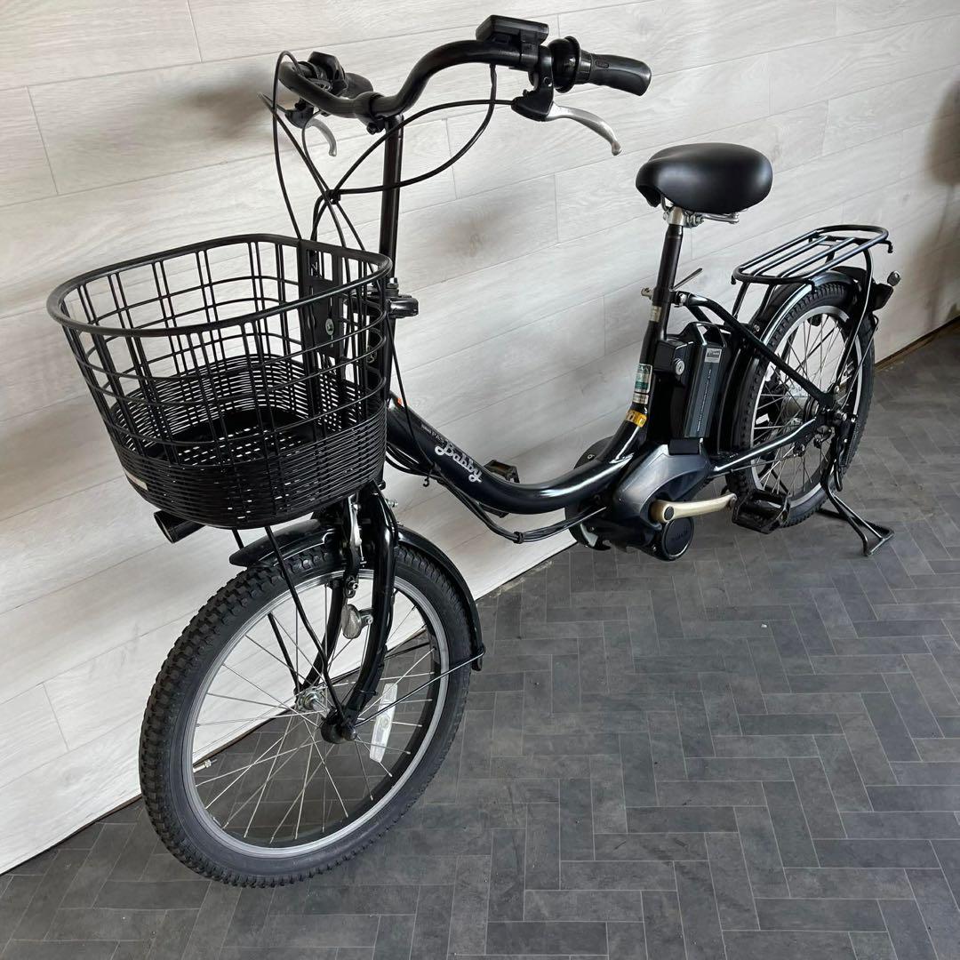 電動アシスト自転車 ブラック 前カゴ付き