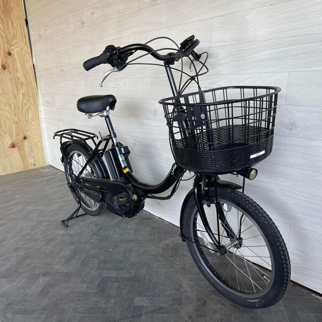 電動アシスト自転車 ブラック 前カゴ付き