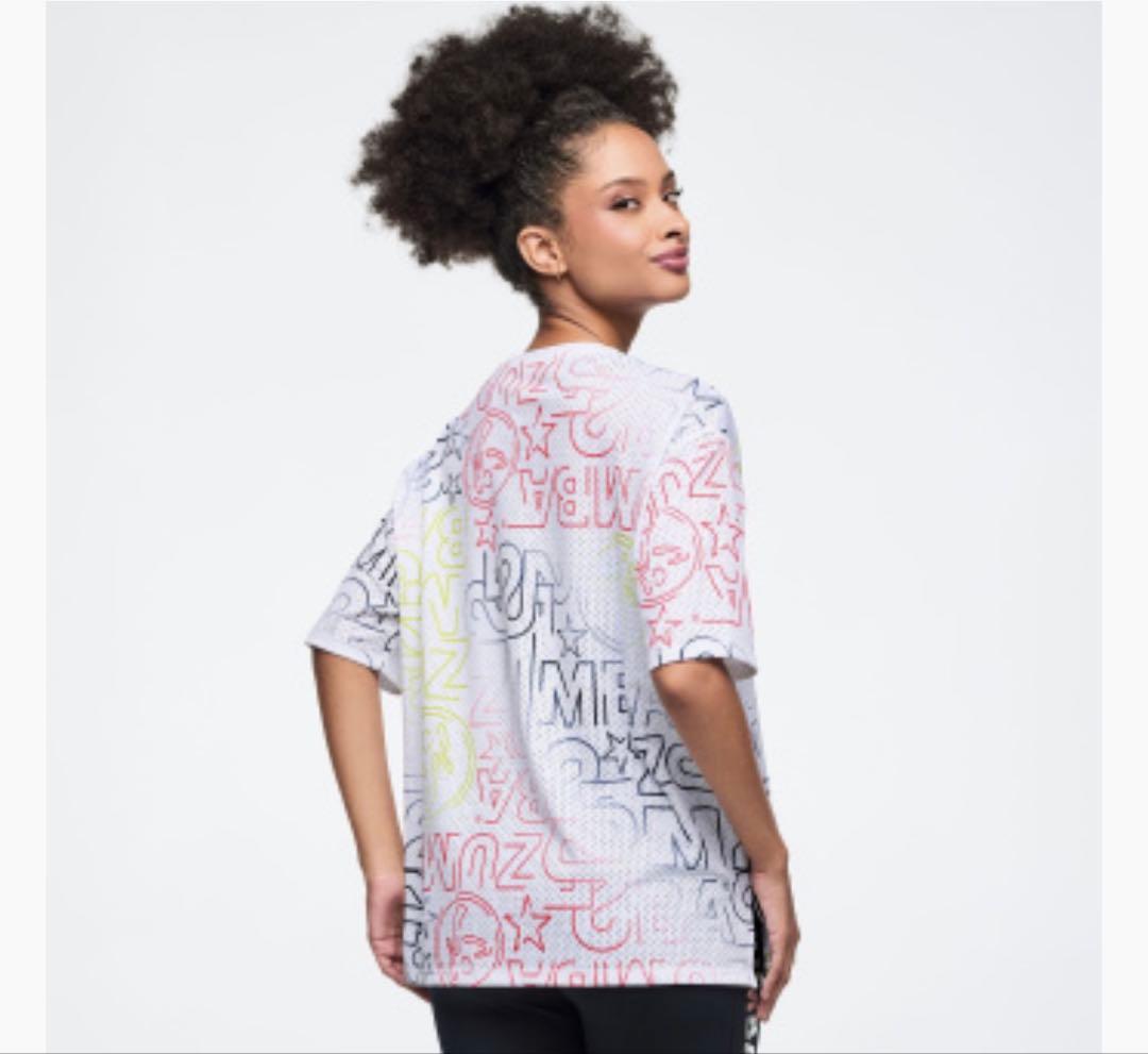 ZUMBA®️正規品　 メッシュオーバーサイズTシャツ