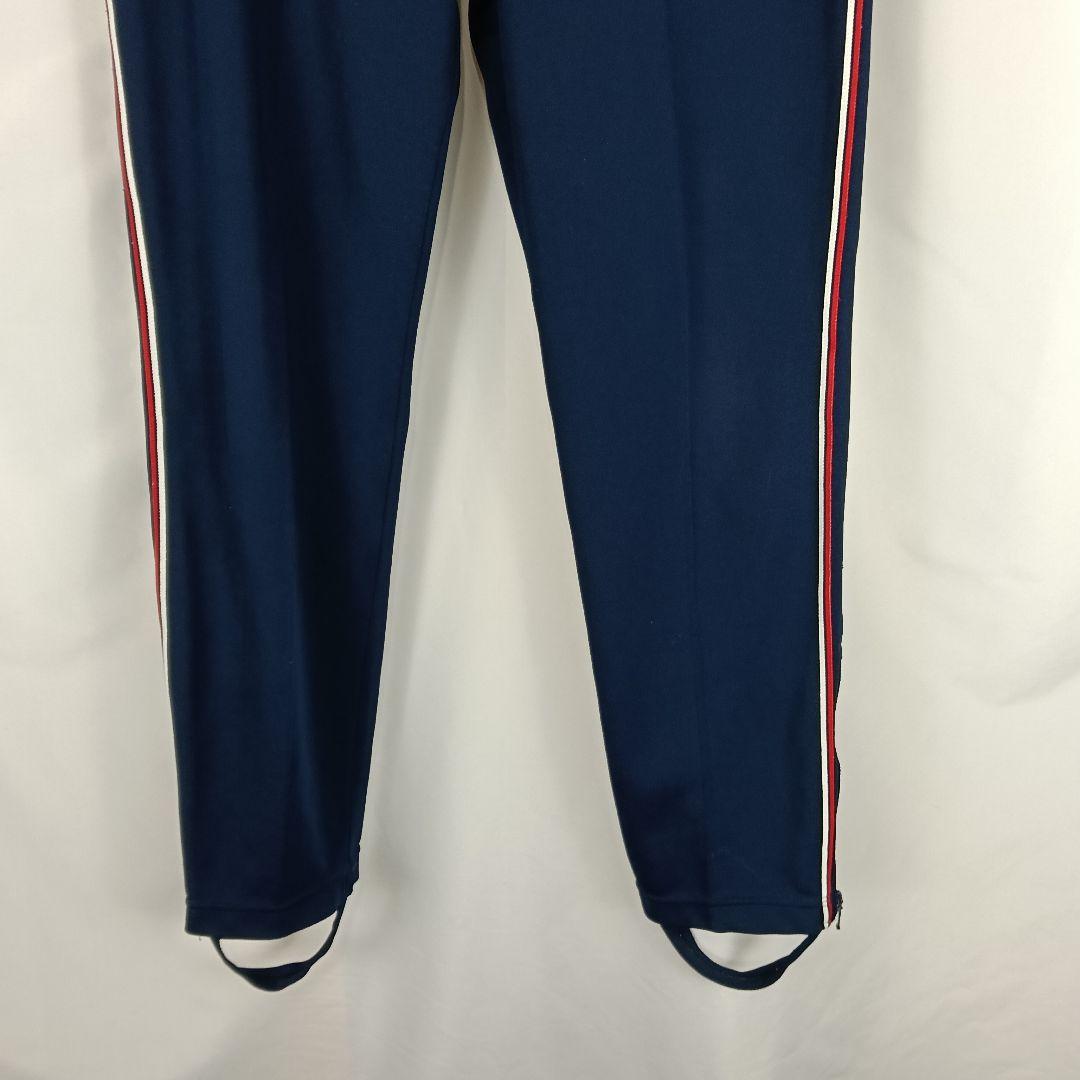 adidas　トラックパンツ　L　デサント　ネイビー　足掛け　B4736