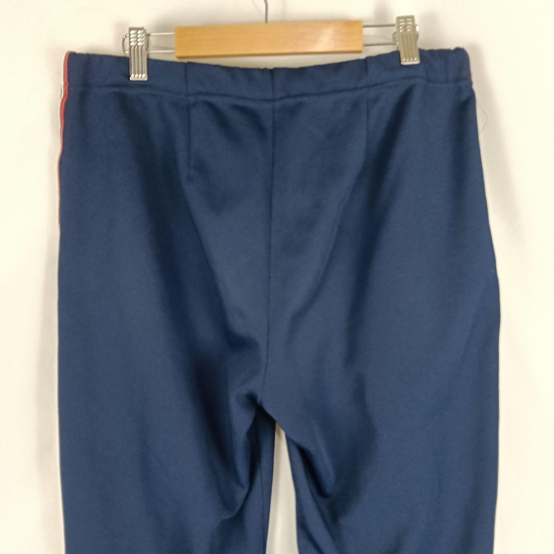 adidas　トラックパンツ　L　デサント　ネイビー　足掛け　B4736