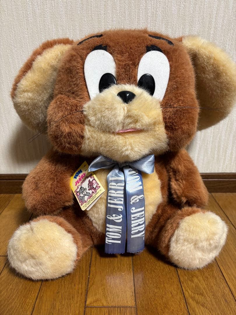 ジェリー　トムとジェリー　レトロ　ぬいぐるみ　特大