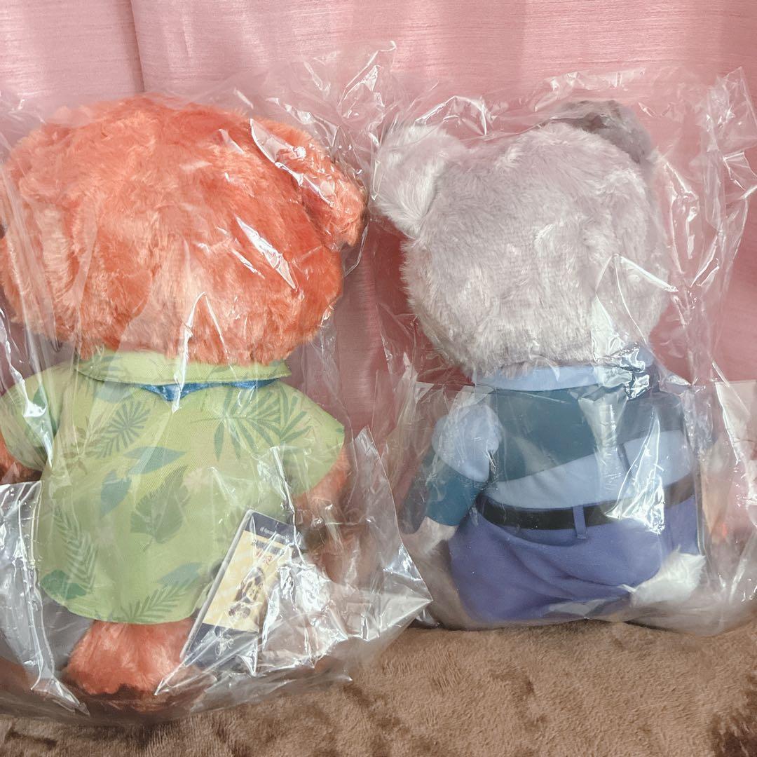 ディズニーストア ユニベアシティ ズートピア ニック ジュディ ぬいぐるみ