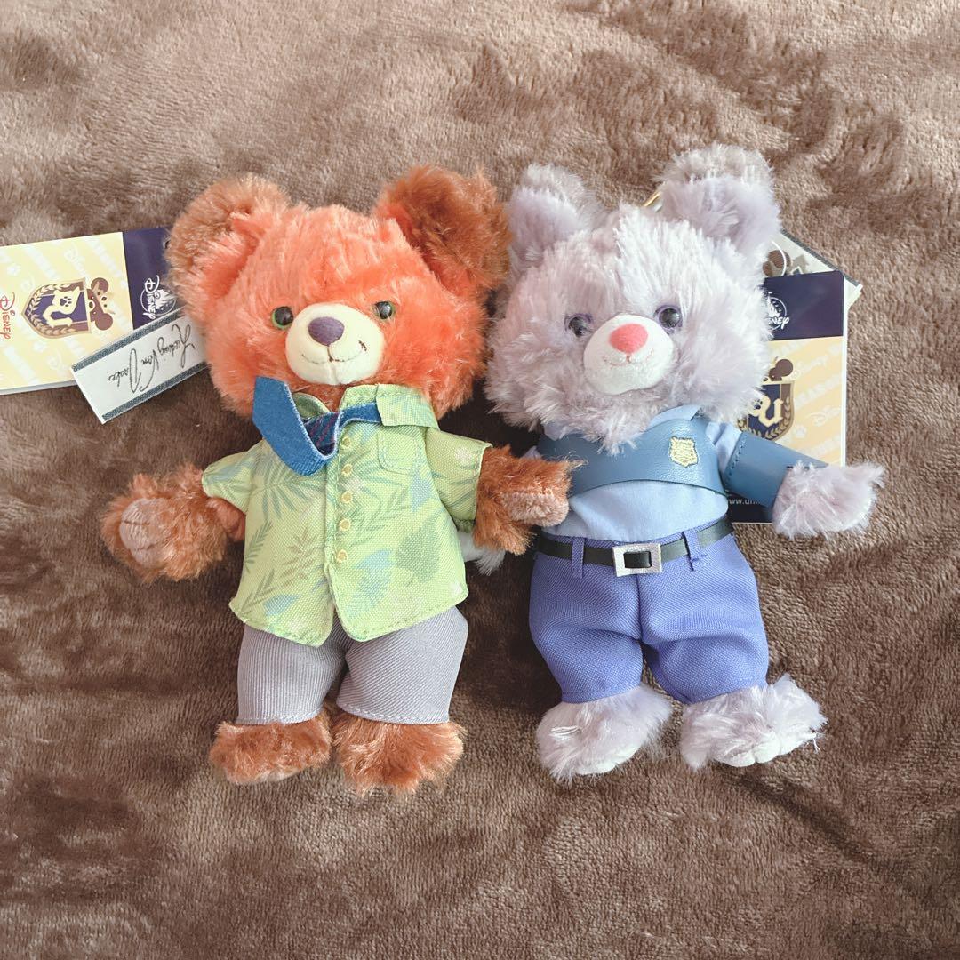 ディズニーストア ユニベアシティ ズートピア ニック ジュディ ぬいぐるみ