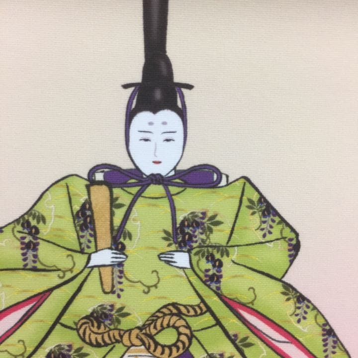 桃の節句　雛人形　段飾り　掛け軸