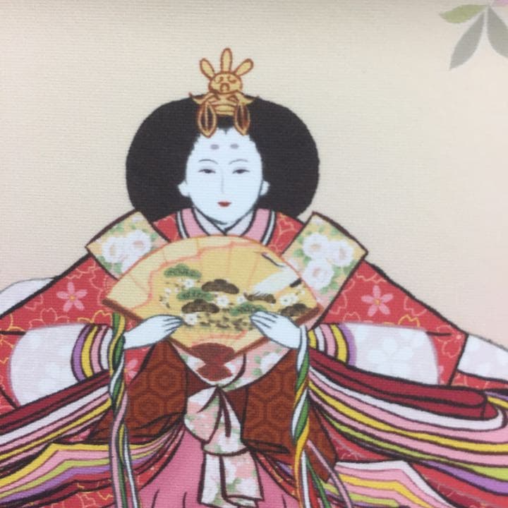 桃の節句　雛人形　段飾り　掛け軸