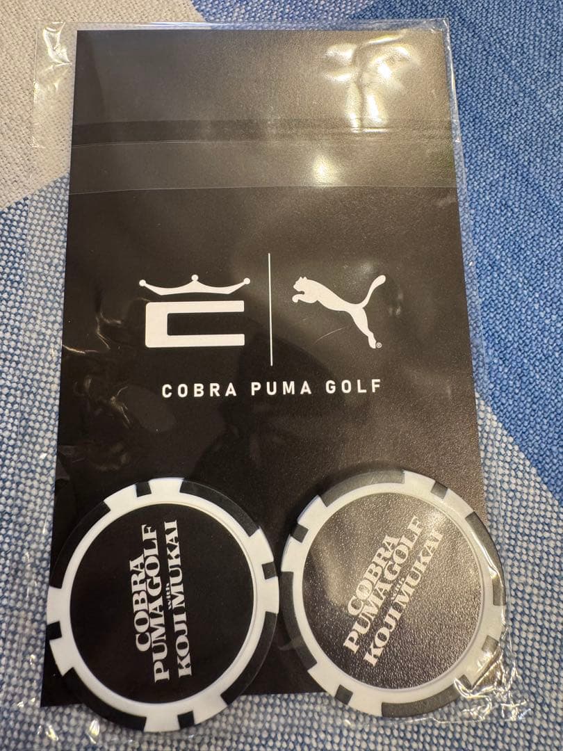 【未使用品】COBRA PUMA GOLF KOJI MUKAI マーカー 2個