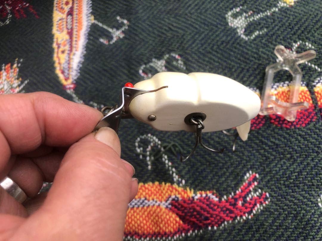 Creek Chub 3852 Beetle ホワイト c 1940
