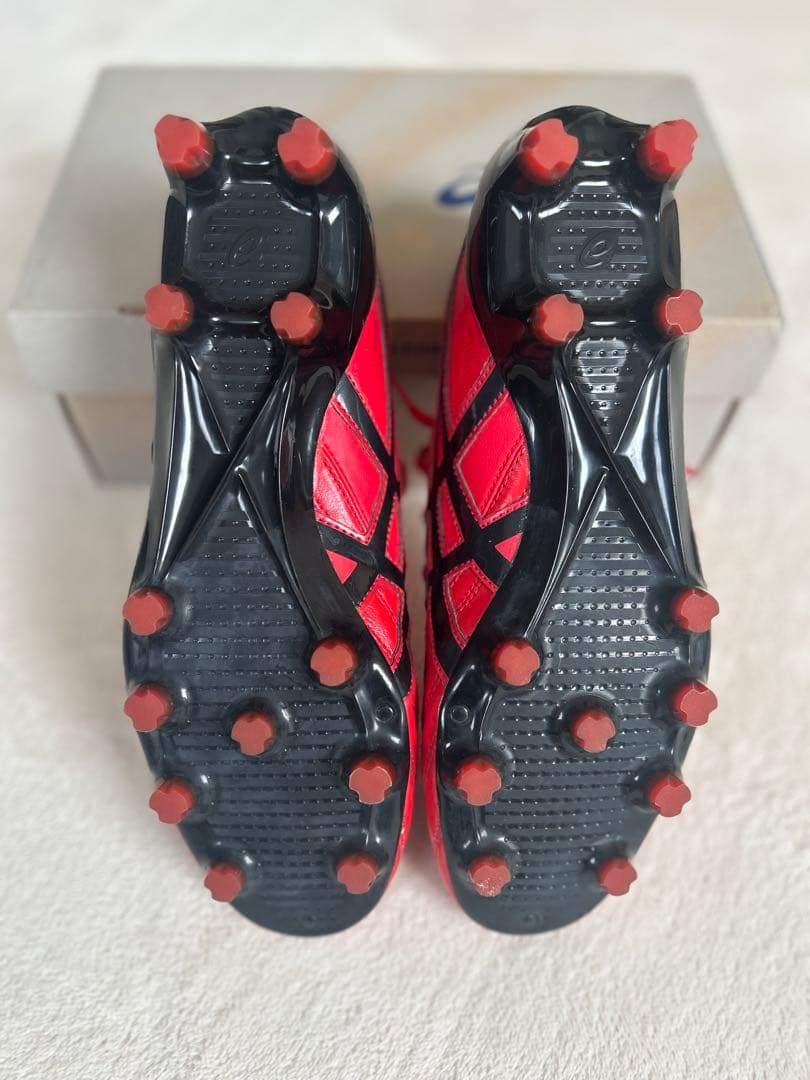 asics ラグビーシューズ 26.0 cm レッド