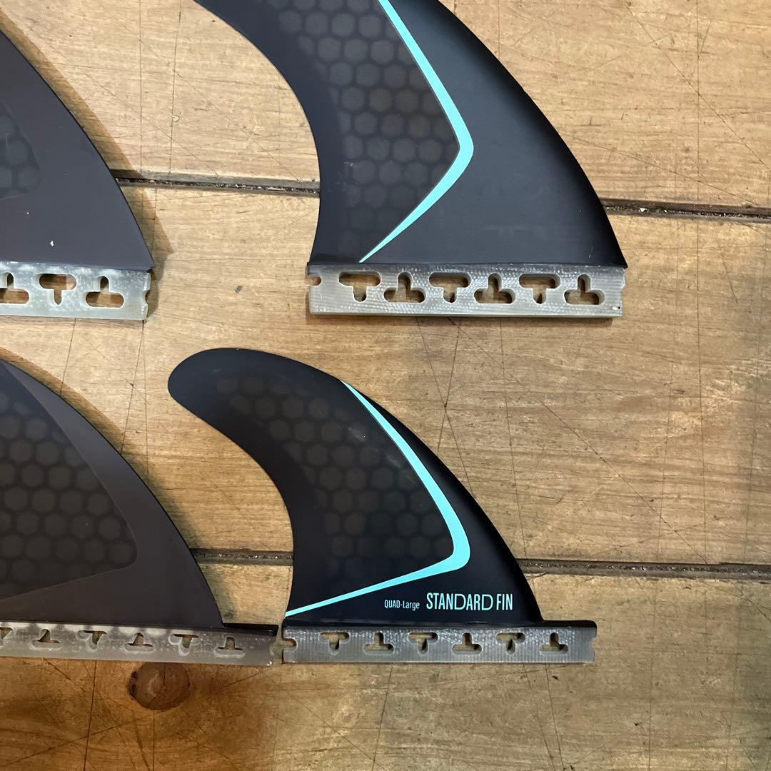 サーフィン・ボディボード TOOLS TLS STANDARD FIN QUAD FUTURE LARGE