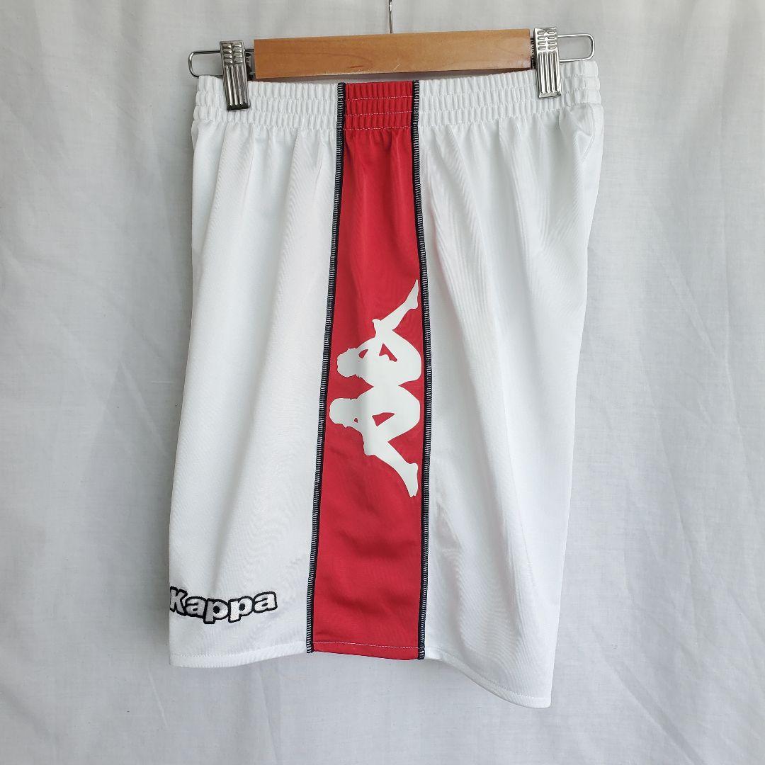 ｋａｐｐａ カッパ　ハーフパンツ　ラインパンツ　サッカー 赤 白 ウェア 短パン