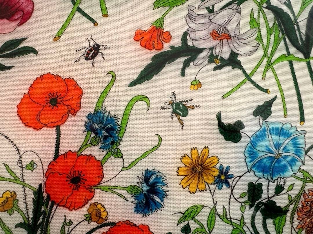 【レア】　グッチ　GUCCI 花柄　アクリルトレイ　オーバル　お盆　トレイ