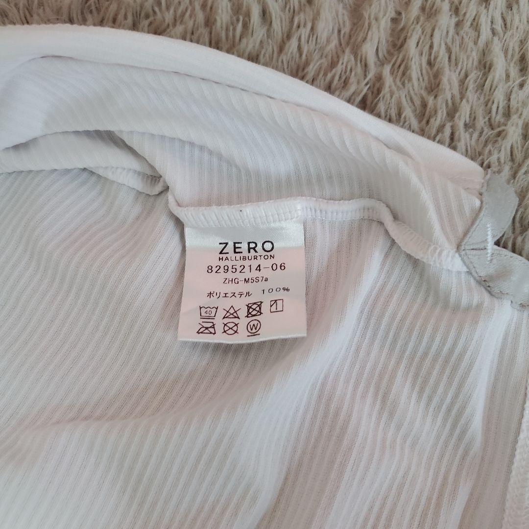 ZERO HALLIBURTON ホワイト ポロシャツ L&ハーフパンツセット