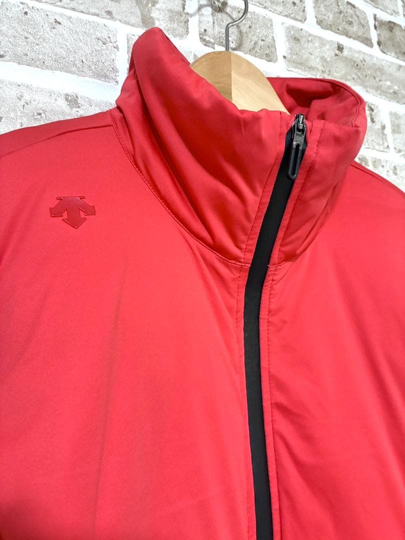 【早い者勝ち✨】デサントゴルフ メンズ 中綿 フルジップジャケット M レッド