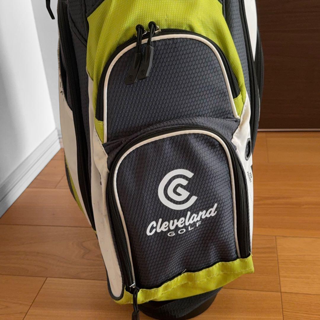 Cleveland Golf スタンド式キャディバッグ ブラック グリーン