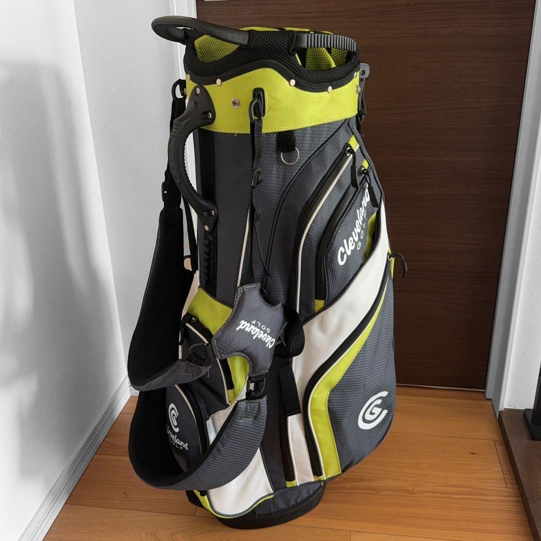 Cleveland Golf スタンド式キャディバッグ ブラック グリーン