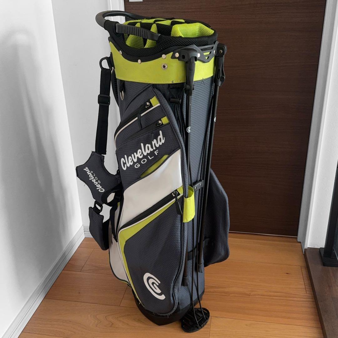 Cleveland Golf スタンド式キャディバッグ ブラック グリーン