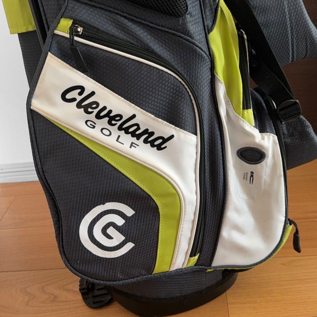 Cleveland Golf スタンド式キャディバッグ ブラック グリーン