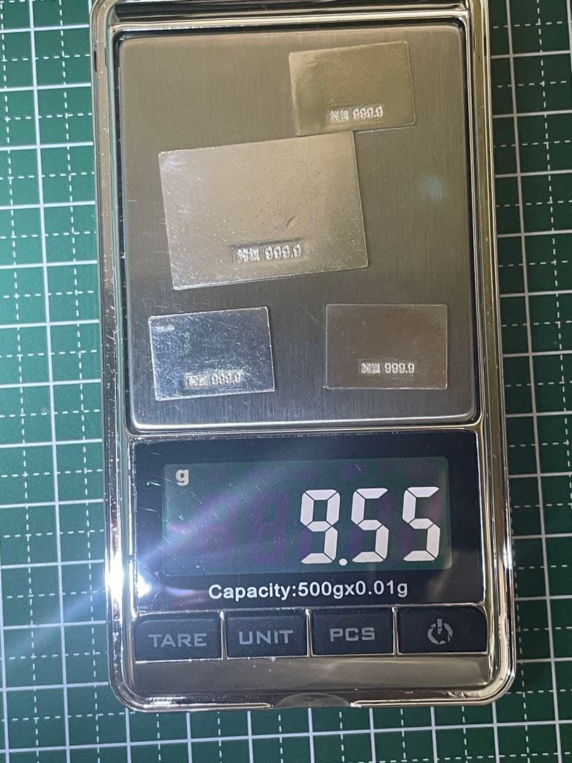 純銀 レリーフ ミニ 日本画彫刻9.55g 造幣局pure silver 浮世絵