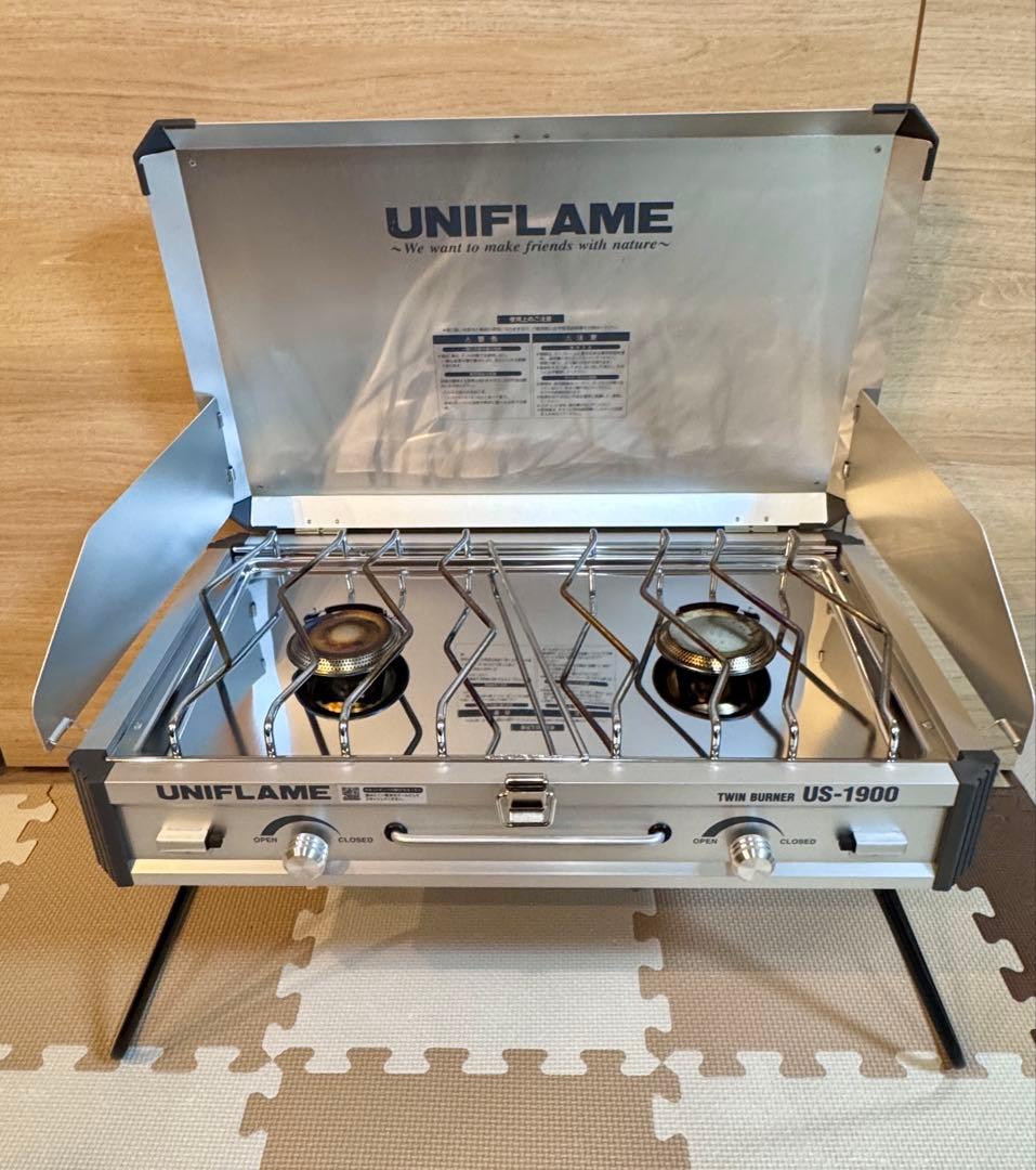 【ryu】UNIFLAME ツインバーナーUS-1900 専用収納ケース付