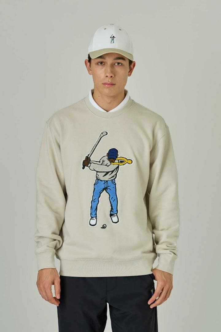【EASTSIDE GOLF】Intarsia Swingman Sweater