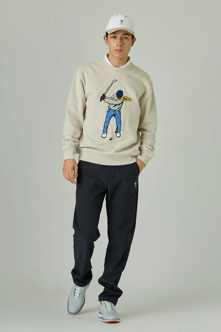 【EASTSIDE GOLF】Intarsia Swingman Sweater