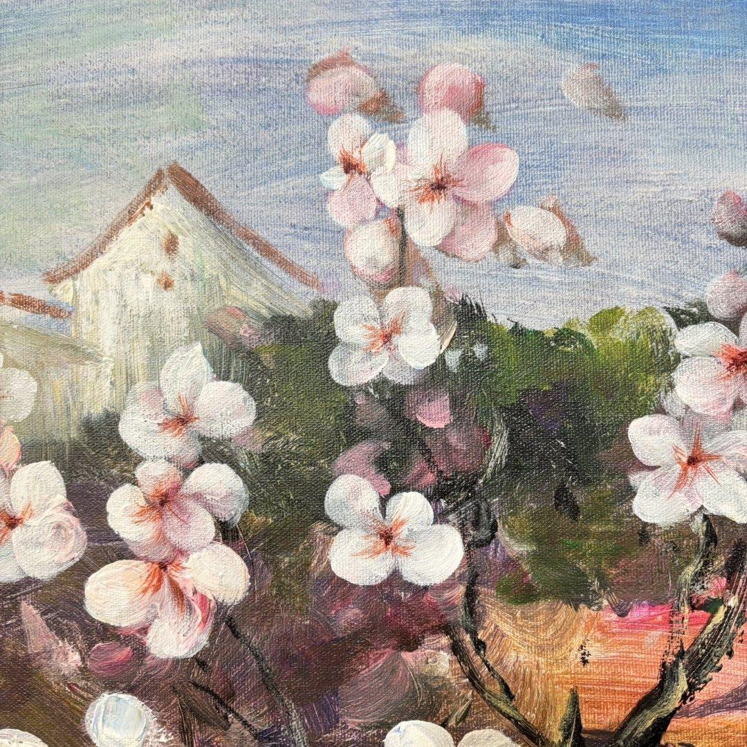 周春芽 作品図 油彩 人物画 70×100cm