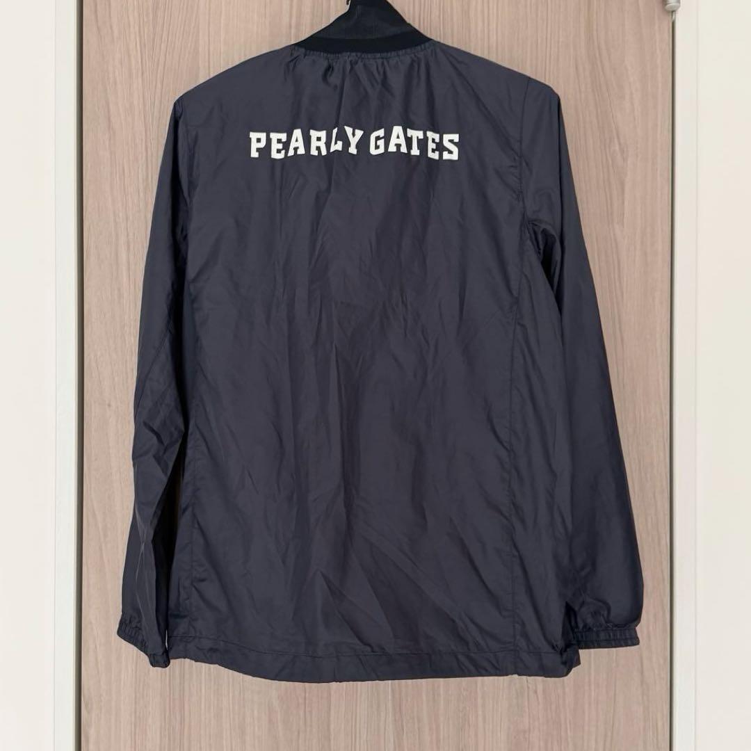 【PEARLY GATES】サイズ3紺フルジップジャケットパーリーゲイツ上着