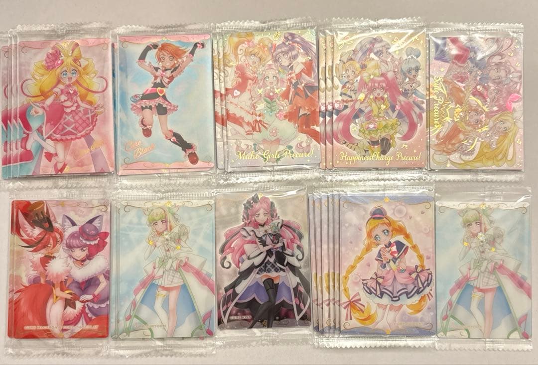 【WS9】プリキュア ウエハースカード 100枚 未開封 まとめ売り