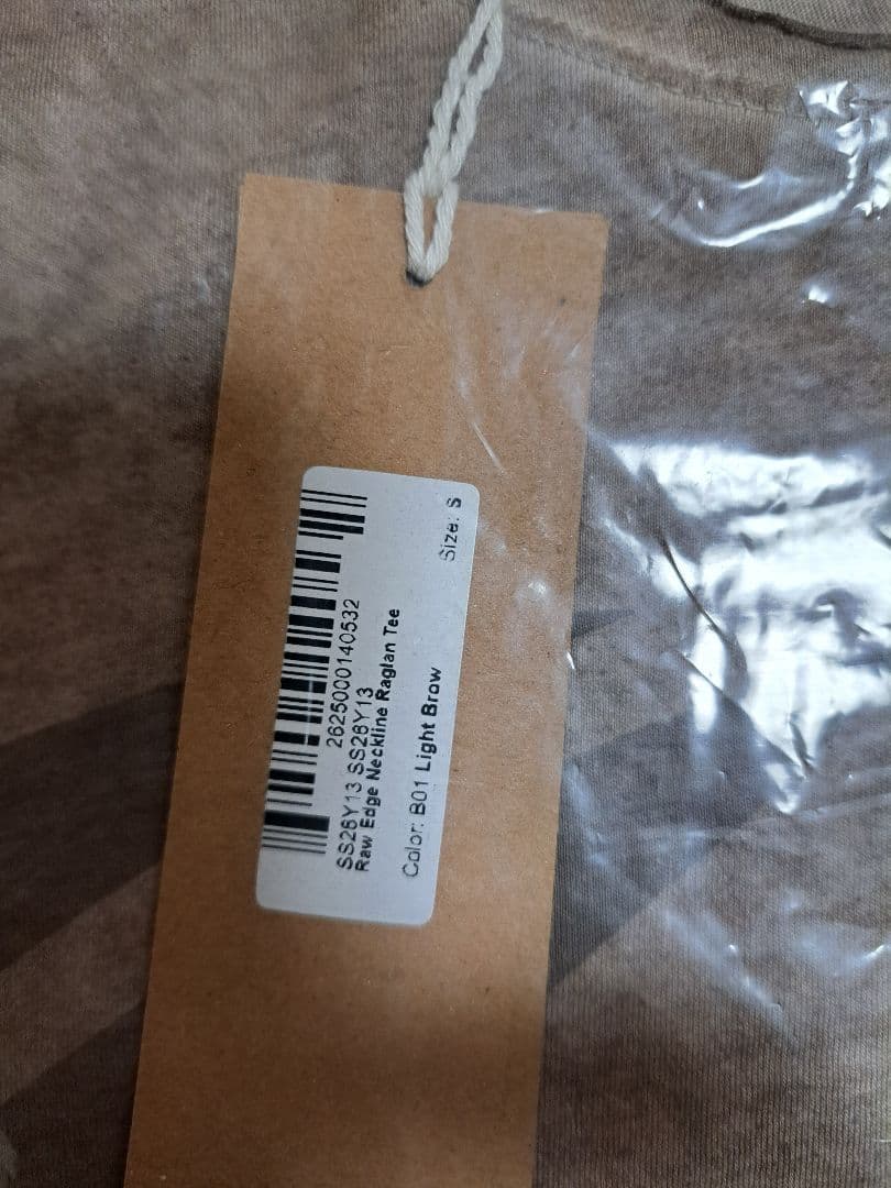 新品 salsation サルセーション Tシャツ ライトブラウン Sサイズ