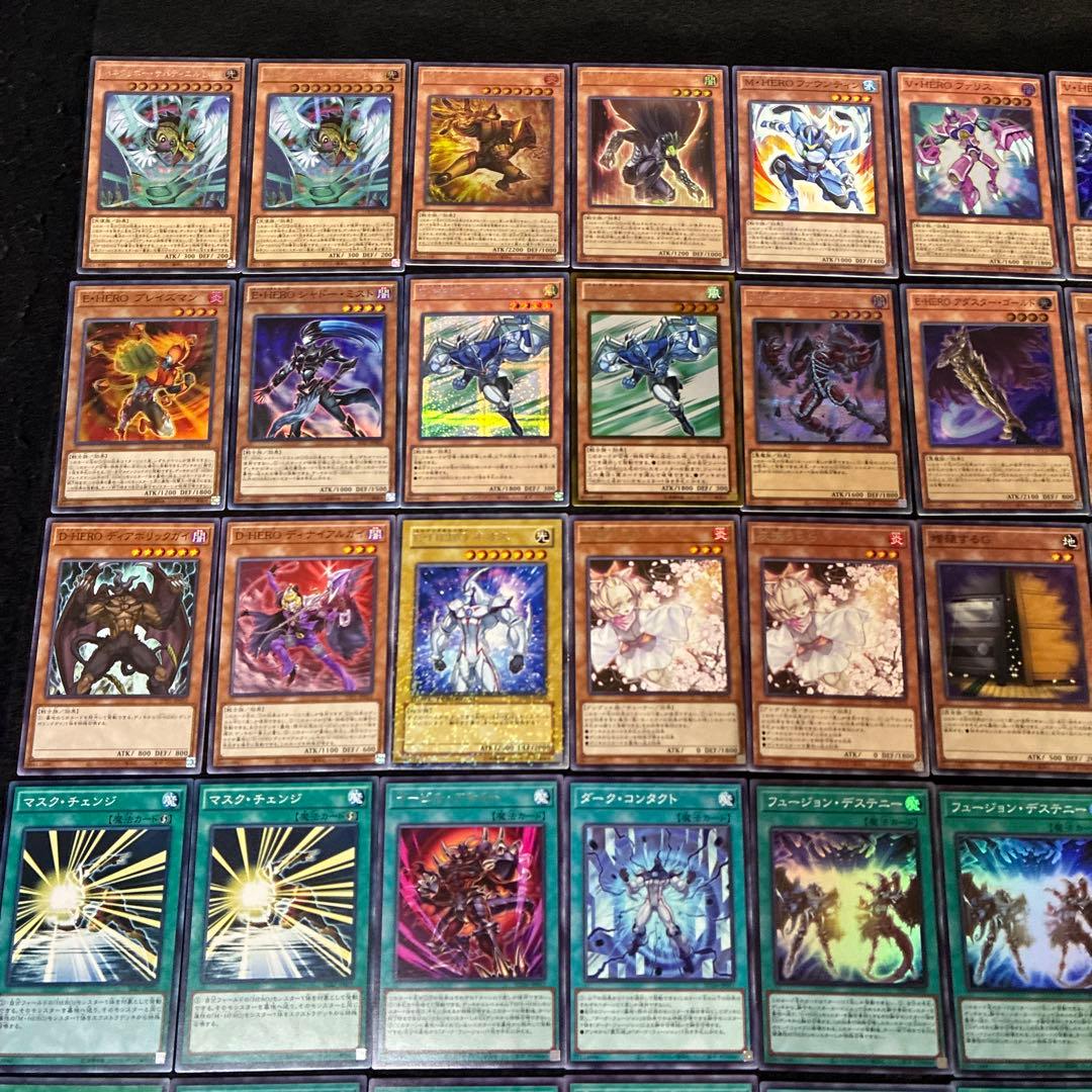 【即日発送】 遊戯王 «HERO(新規有)» 構築済みデッキ 100枚 日版