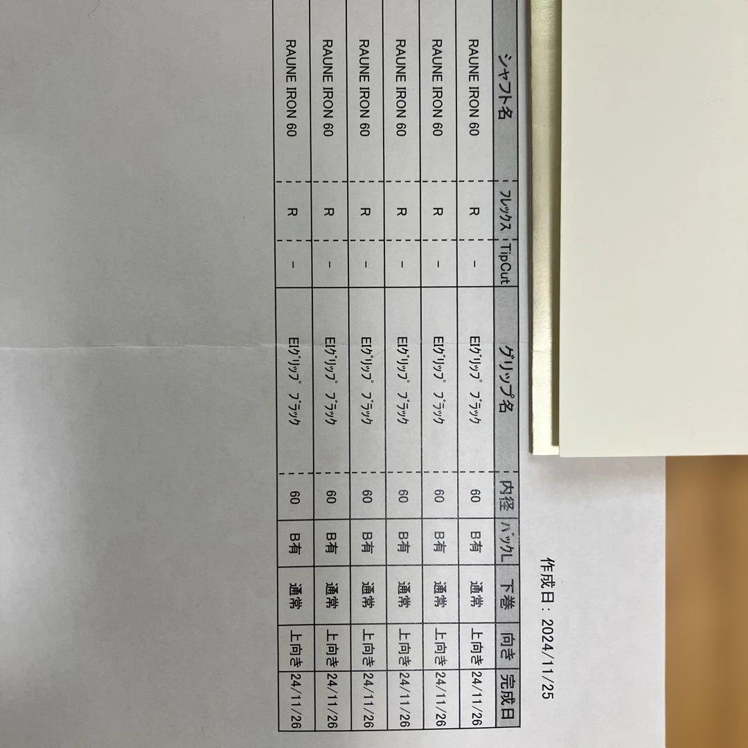 エポン EPON AF-707 アイアン 6本セット