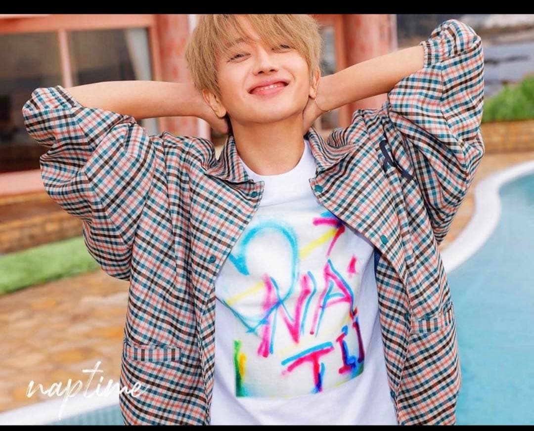 ナップタイム Naptime Nissy スプレープリントTシャツ